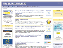 Tablet Screenshot of eurofedop.org